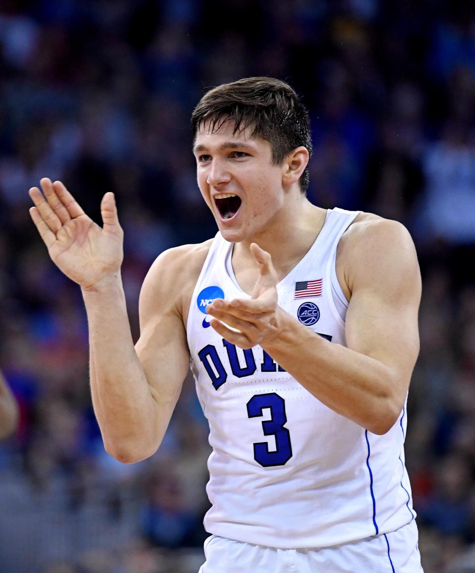 Duke guard Grayson Allen, from Providence, won the NCAA Tournament with the Blue Devils.