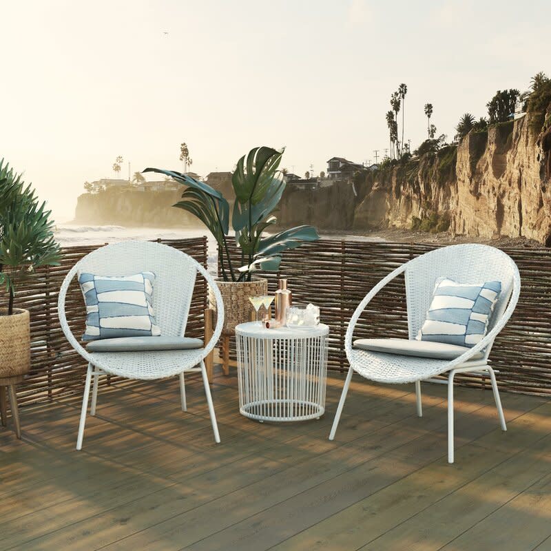 Sia Bistro 3 Piece Seating Group. Image via Wayfair.