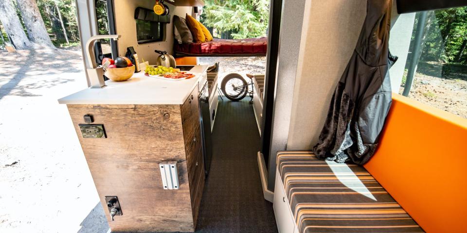 Elevate camper van from Outside Van