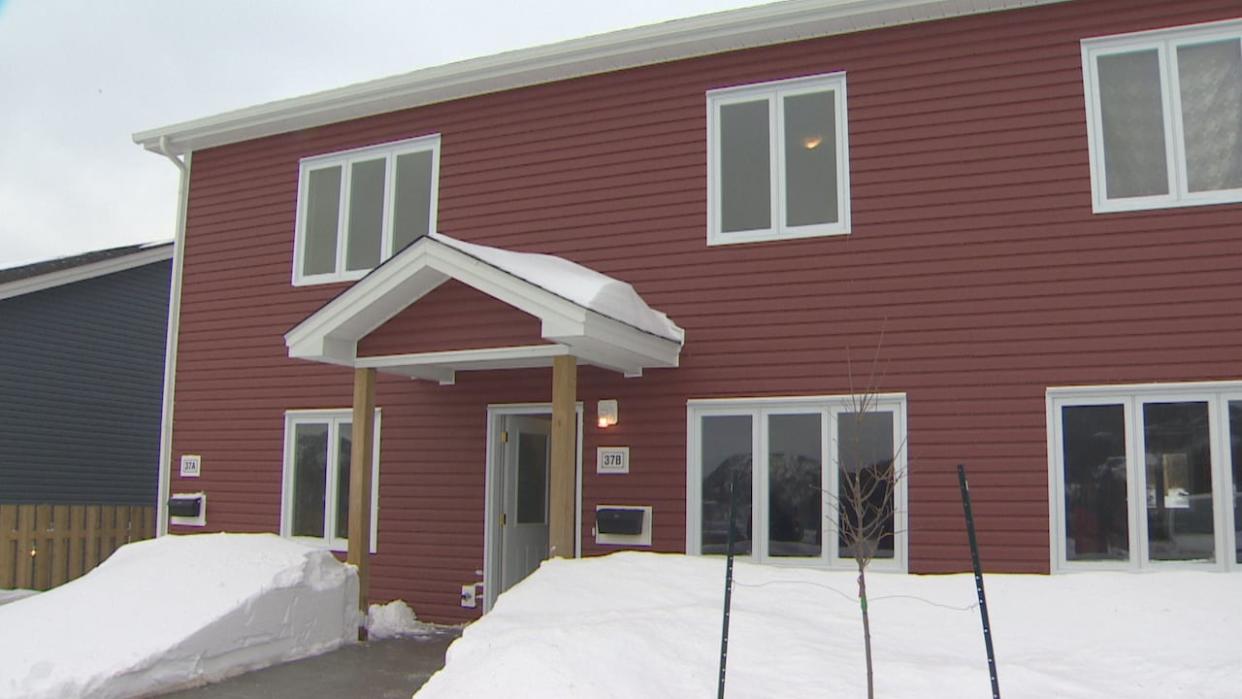 The Newfoundland and Labrador Housing Corporation has opened eight new affordable units in the Pleasantville area. This unit, along with the others, are ready to move into, with plans to build another 32 units on Janeway Place in the works. (Danny Arsenault/CBC - image credit)