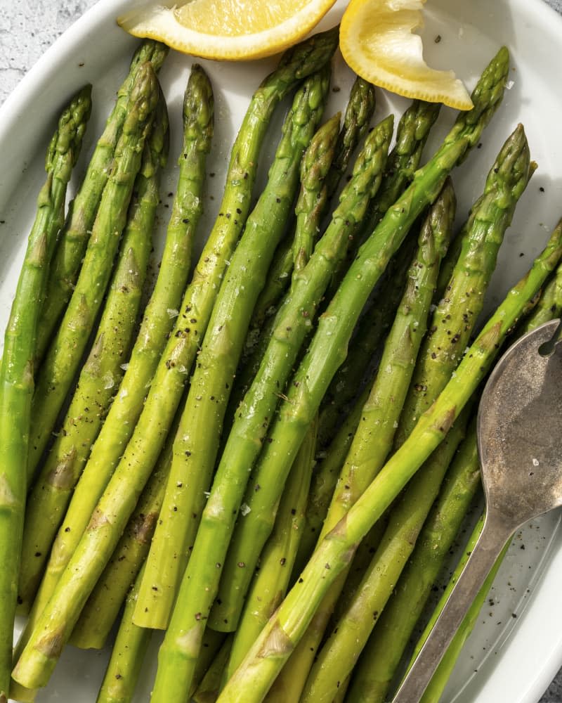 Steamed Asparagus 