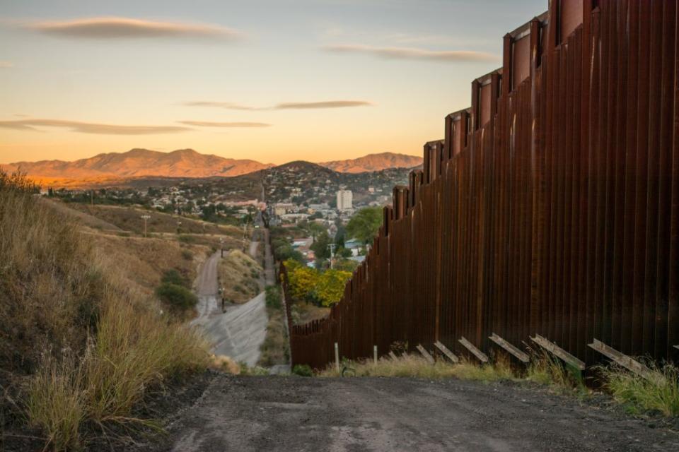 The Trump administration wants to extent the barriers to cover the whole 1989 miles of total length of the border between the two countries. (Getty)