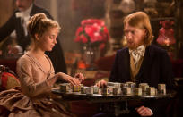 Alicia Vikander and Domhnall Gleeson in Focus Features' "Anna Karenina" - 2012