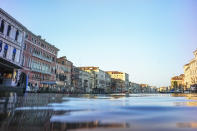 El Gran Canal de Venecia (Italia), vacío el 6 de abril. (Foto: Andrew Medichini / AP).