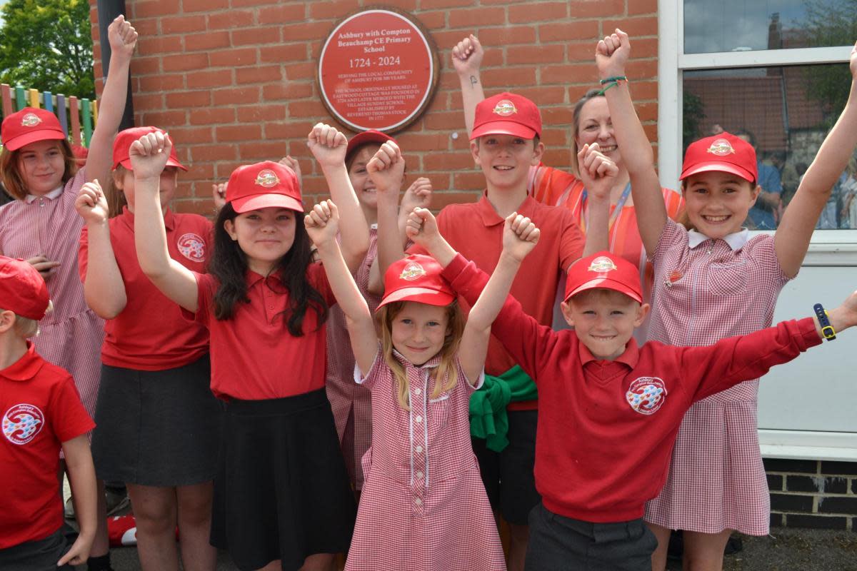 Pupils, staff and families came together to celebrate the village school's history <i>(Image: Faringdon Learning Trust)</i>