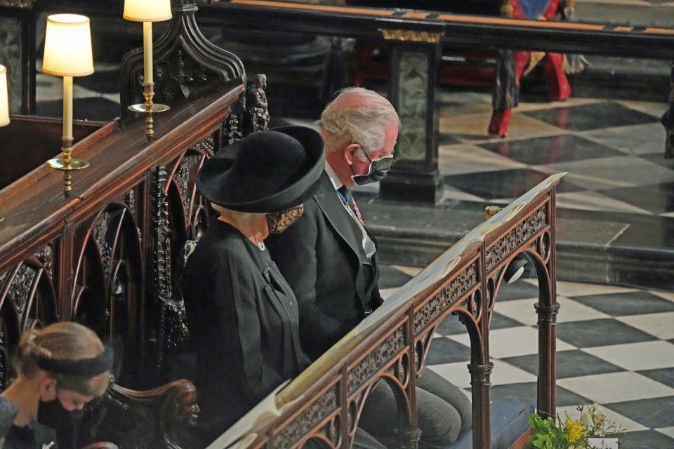 Charles and Camilla pay their final respects