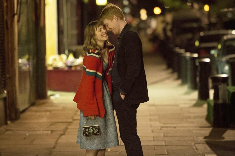 Rachel McAdams and Domhnall Gleeson in About Time