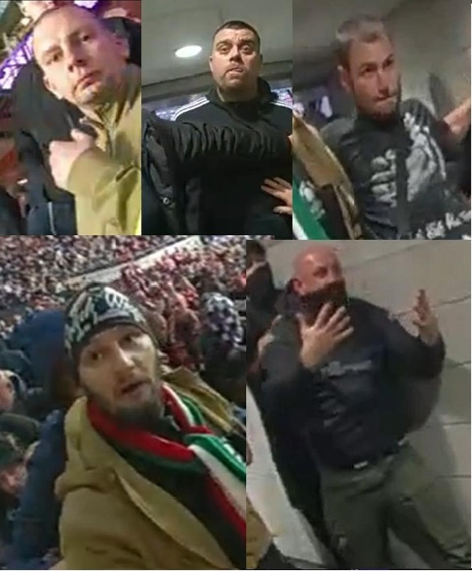 Met Police want to trace these five men (Metropolitan Police)