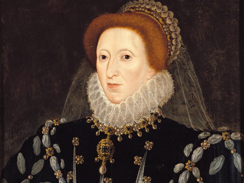 Queen Elisabeth I. (1553-1603). Around 1575