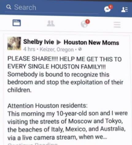 Shelby Ivie posted a picture of the girls' room on the Houston mothers' Facebook group in an effort to track down and warn the family.. Photo: Facebook