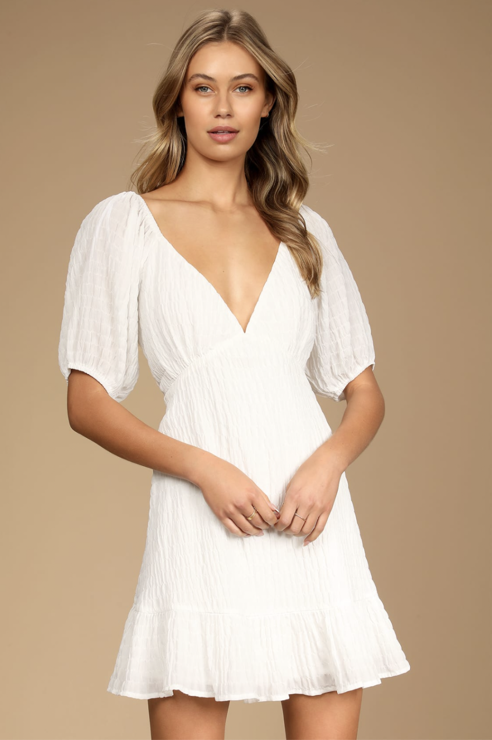 <p><a href="https://go.redirectingat.com?id=74968X1596630&url=https%3A%2F%2Fwww.lulus.com%2Fproducts%2Fflirtatious-fit-white-puff-sleeve-mini-dress%2F1739636.html&sref=https%3A%2F%2Fwww.seventeen.com%2Ffashion%2Fstyle-advice%2Ftips%2Fg1012%2Fwhite-graduation-dresses%2F" rel="nofollow noopener" target="_blank" data-ylk="slk:Shop Now;elm:context_link;itc:0;sec:content-canvas" class="link ">Shop Now</a></p><p>Flirtatious Fit White Puff Sleeve Mini Dress</p><p>$65.00</p><p>lulus.com</p>