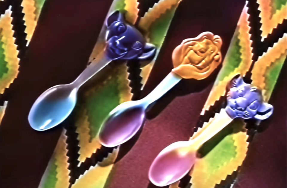 spoons with the lion king characters on the handle