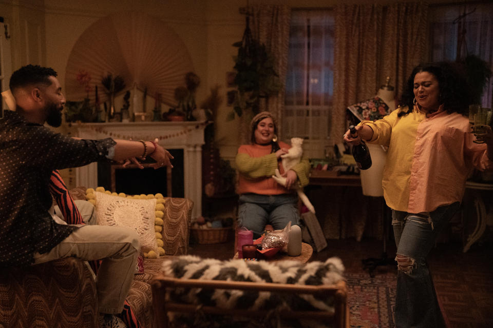 From left: Tone Bell, Liza Treyger, and Michelle Buteau in <i>Survival of the Thickest</i><span class="copyright">Vanessa Clifton—Netflix</span>
