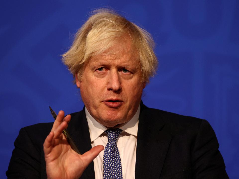 British Prime Minister Boris Johnson