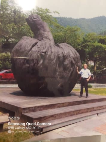 埔里天水蓮大飯店作品:大豐收 材質:紅銅