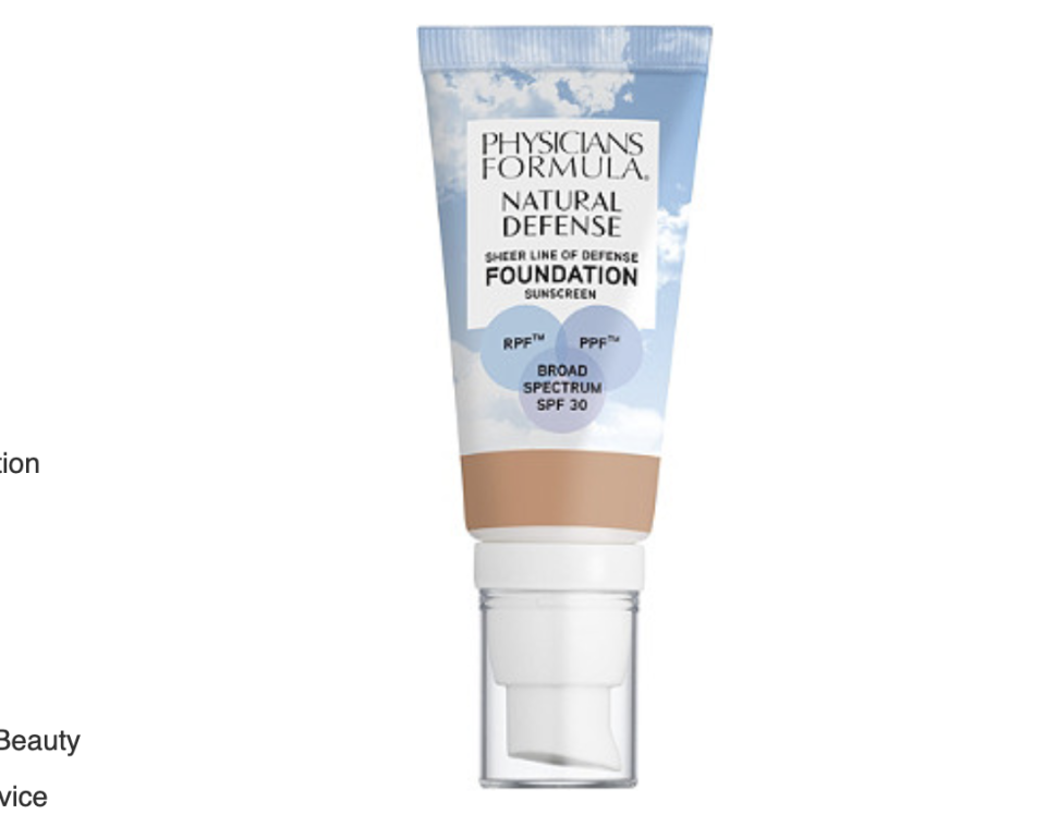 12) Sheer Line Of Defense Foundation SPF 30