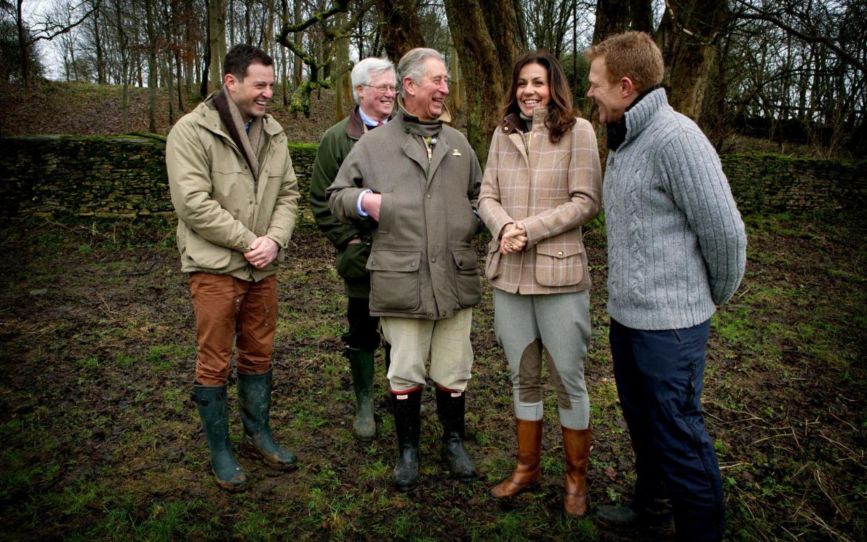 Picture shows Matt Baker, John Craven, HRH the then-Prince of Wales, Julia Bradbury, and Adam Henson