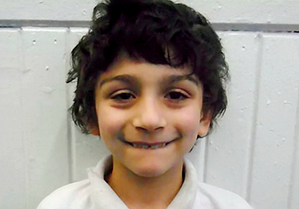 Hakeem Hussain was found dead in the garden, having suffered an asthma attack(SWNS)