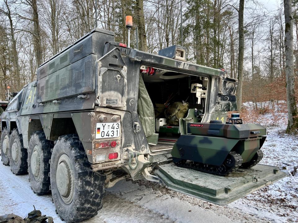 Der Gereon 3 von Arx-Robotics soll die Bundeswehreinheiten im Einsatz unterstützen.  - Copyright: Arx-Landsysteme