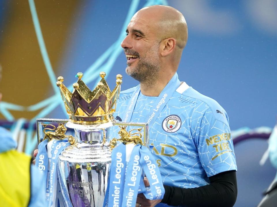 Guardiola has won eight major trophies in his time at City (Dave Thompson/PA) (PA Archive)