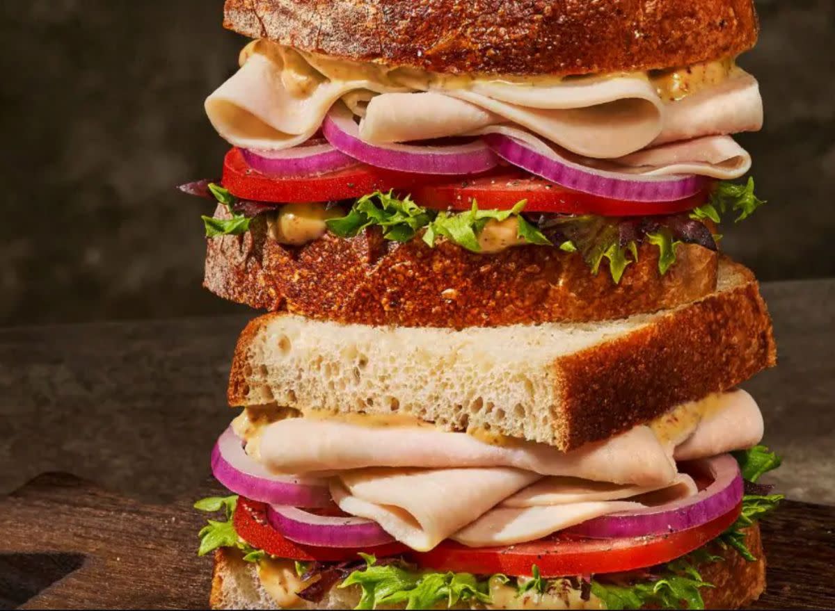 Panera Deli Turkey Sandwich