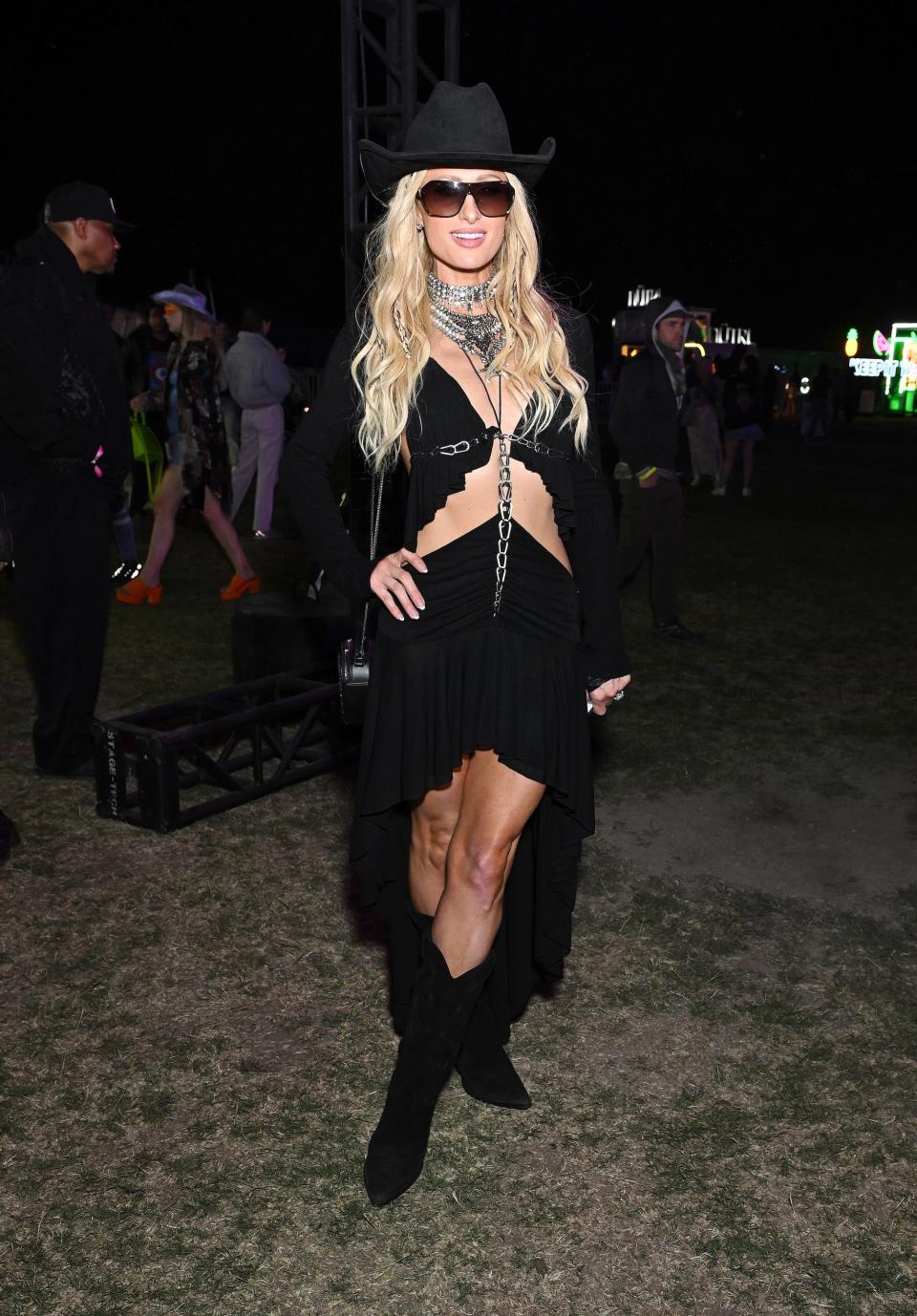 Paris Hilton at Coachella in April 2024.