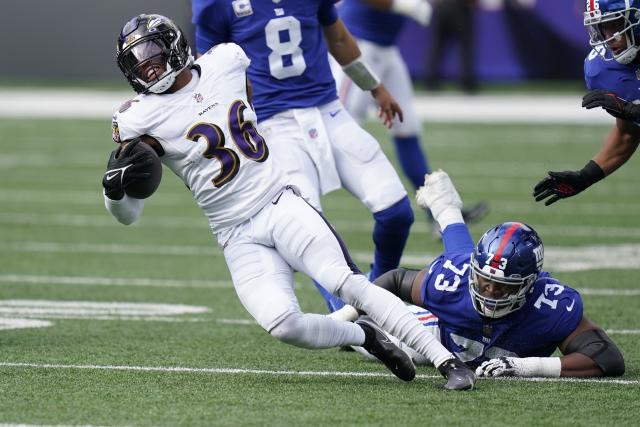 Giants vs. Ravens score, takeaways: New York rallies from late 10-point  hole to upset Baltimore, go to 5-1 