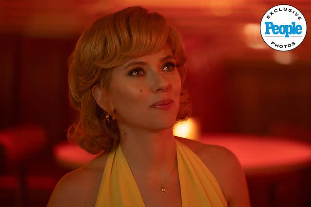 <p>Courtesy of Sony Pictures/Dan McFadden</p> Scarlett Johansson in "Fly Me to the Moon"