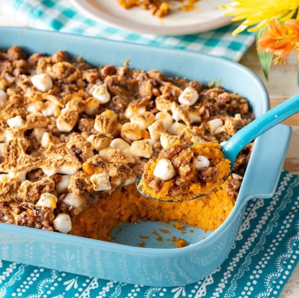 easter casseroles sweet potato casserole with mini marshmallows