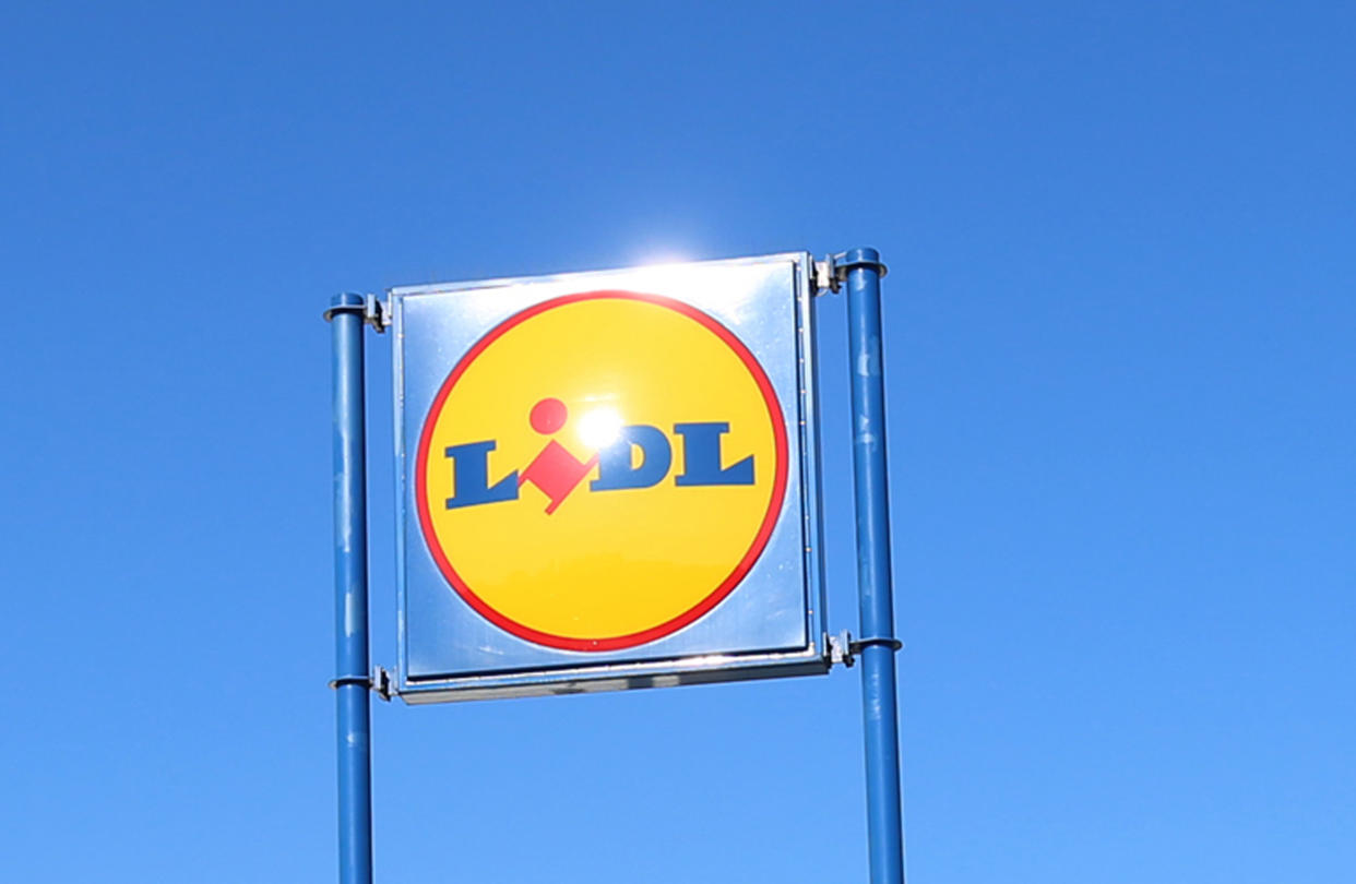 File photo dated 17/07/18 of a Lidl sign. A store customer said his wife was reduced to 