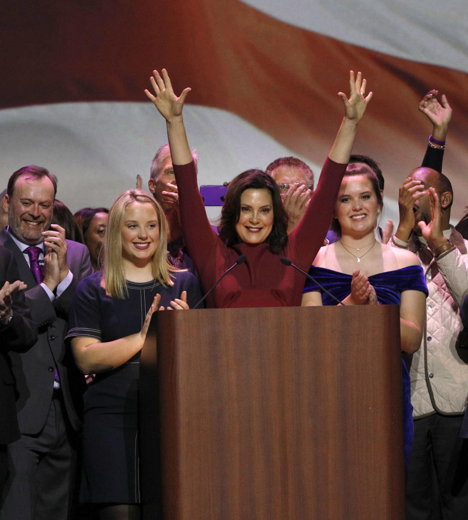 Newcomer ist die Gouverneurin von Michigan Gretchen Whitmer. (Bild: Bill Pugliano/Getty Images)