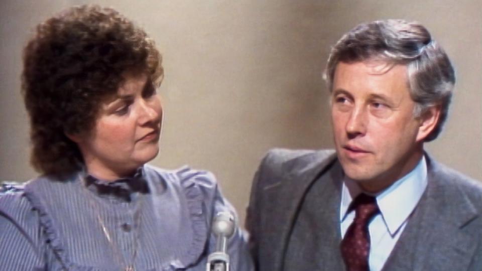 Michelle Smith and her therapist, Larry Pazder, cowrote the 1980 book Michelle Remembers about her alleged recovered memories of childhood abuse by Satanists; he later divorced his wife and married the former patient (Courtesy of 666 Films)