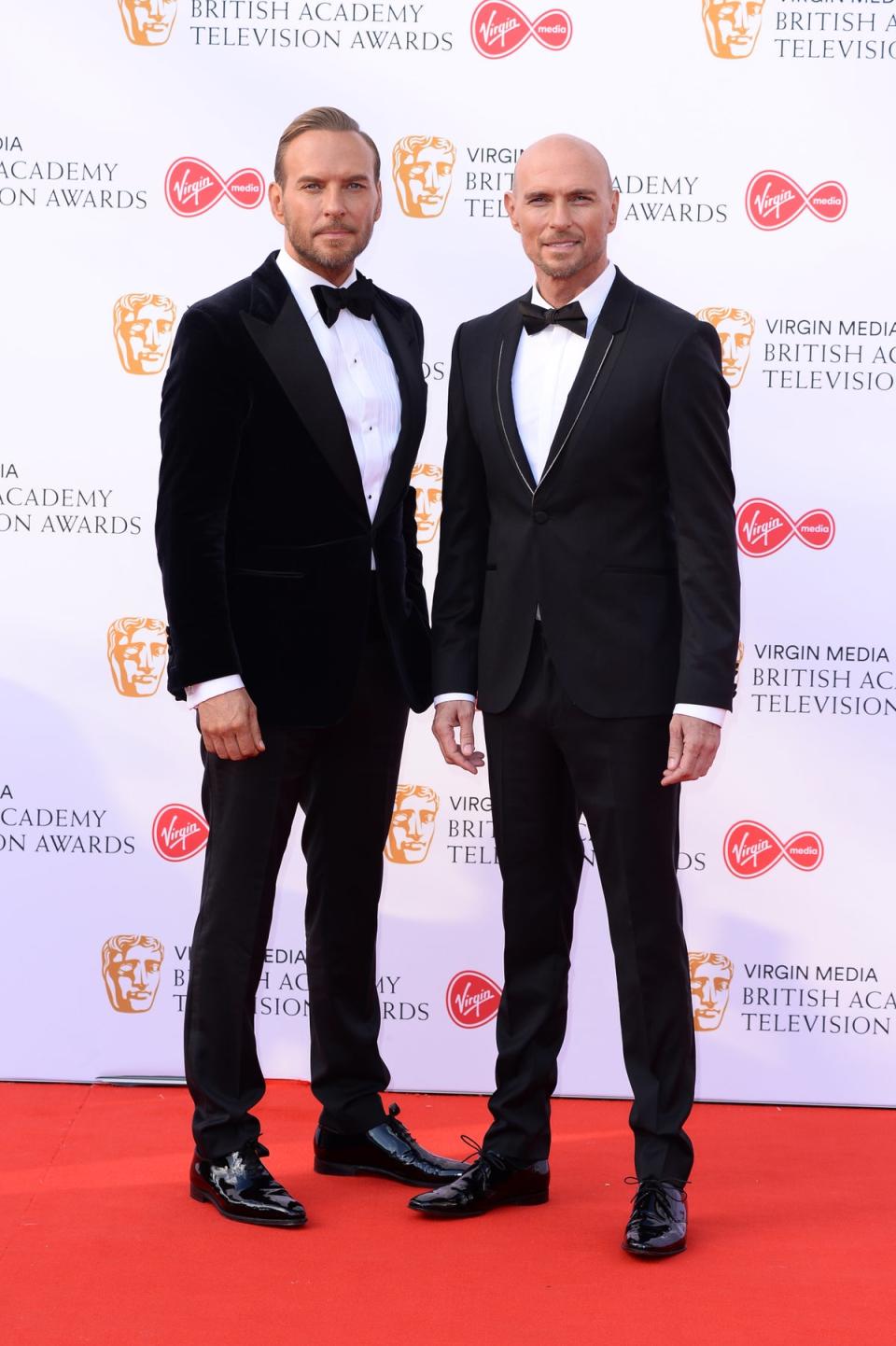Matt Goss pictured with twin brother Luke Goss with whom he is shot to fame in group Bros back in the 1980s (Getty Images)