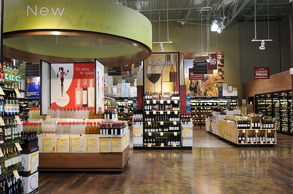 The interior of a Total Wine & More store.