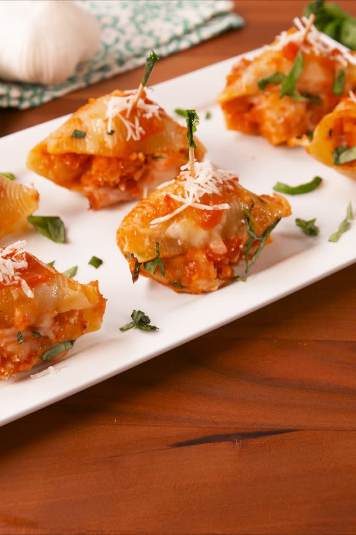 Chicken Parm Stuffed Shells