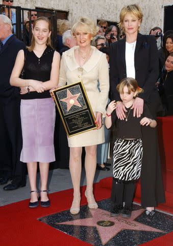 Maury Phillips/WireImage Dakota Johnson, Tippi Hedren, Stella Banderas and Melanie Griffith in 2003