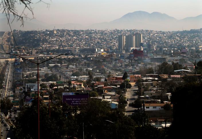 A view of Tijuana, Mexico, on Nov. 17, 2018.