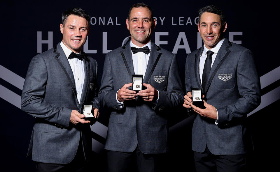 Cooper Cronk, Cameron Smith and Billy Slater.