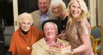 Family, fun and food: Smiles all round at Kerri-Anne's 64th birthday celebrations.