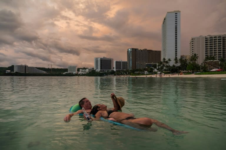 Tourist destination Guam, a US territory, also hosts two large military bases and is home to more than 6,000 military personnel