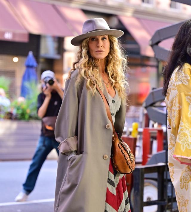 Sarah Jessica Parker Wears Vintage John Galliano Dior For SATC Reboot