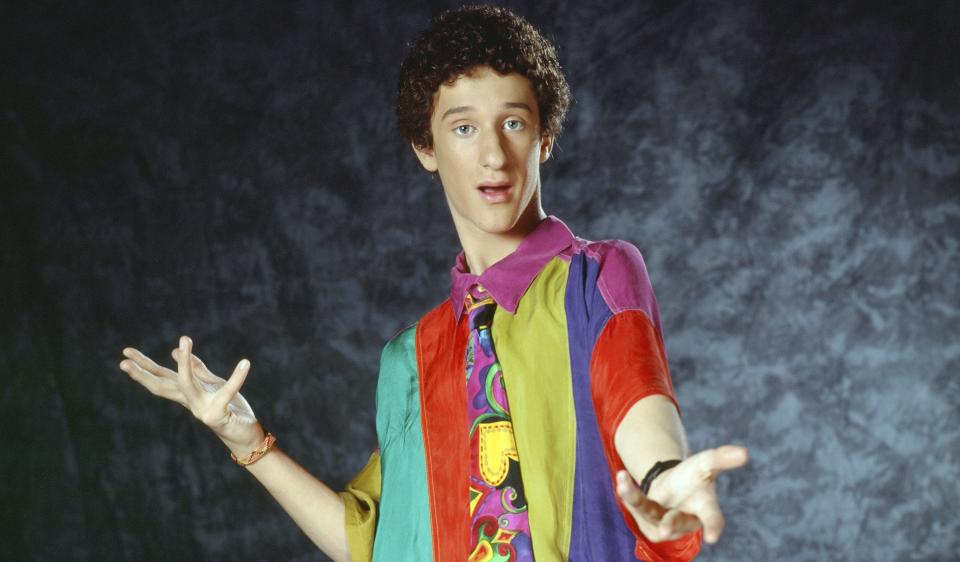 Dustin Diamond como Screech de "Salvados por la campana" (Getty Images)