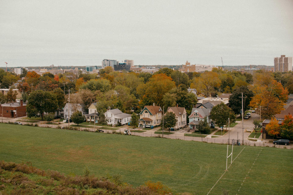 A view of the city of Kalamazoo on Oct. 27, 2021.<span class="copyright">Akilah Townsend for TIME</span>