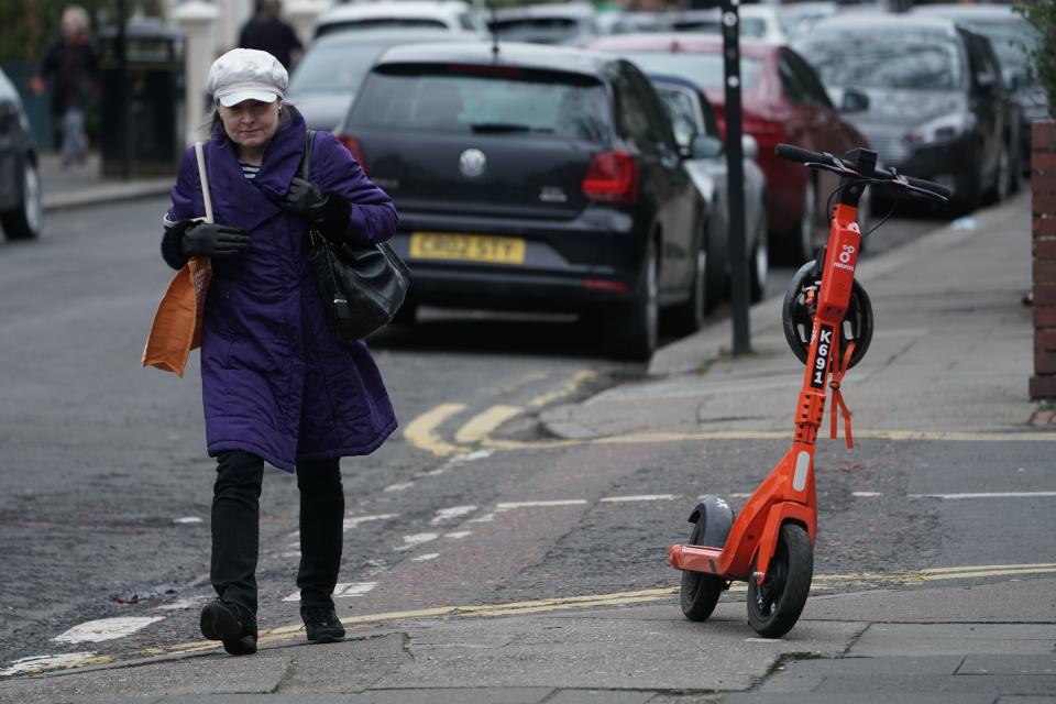 <p>Local residents have described the scooter scheme as a ‘free-for-all’</p> (PA)