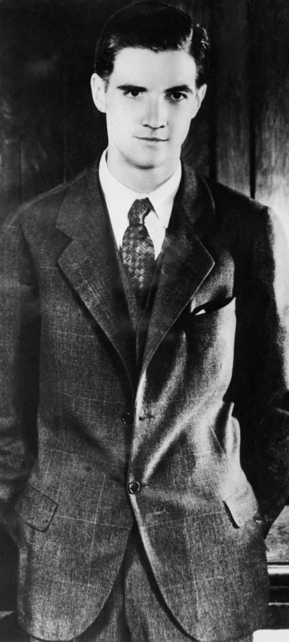Howard Hughes, record-smashing world flyer, as he appeared at the age of 21