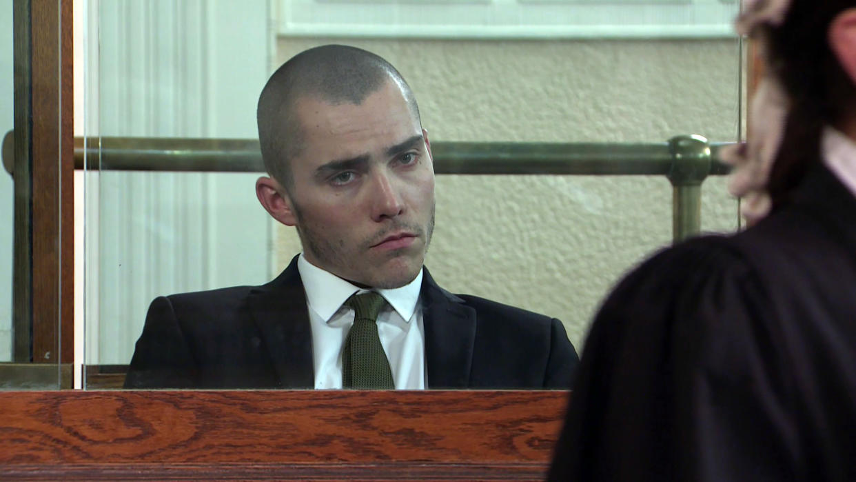 'Corrie' fans were disappointed to see Corey avoid prison. (ITV)