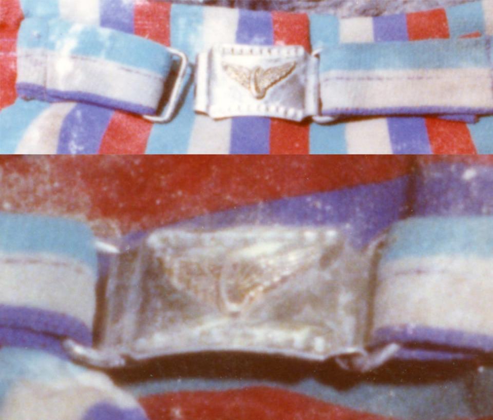 A close up look at John Doe’s swim trunks (National Center for Missing & Exploited Children)