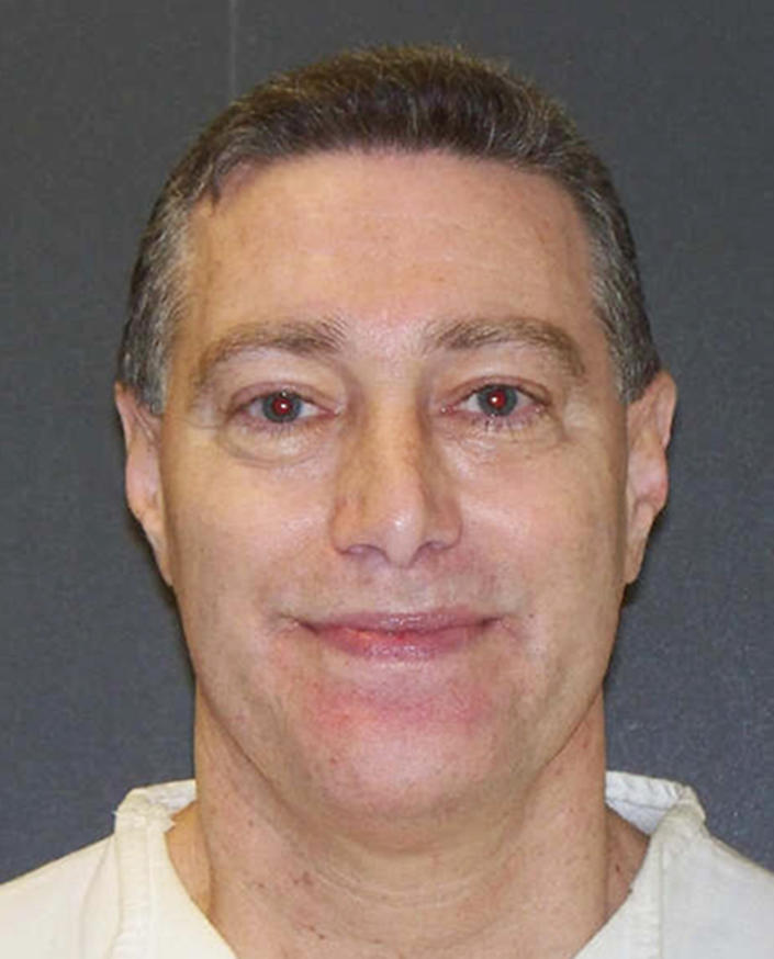 FILE - This booking photo provided by the Texas Department of Criminal Justice shows Robert Fratta, a former suburban Houston police officer on death row. Fratta was set to be executed on Tuesday, Jan. 10, 2023, for hiring two people to kill his estranged wife nearly 30 years ago. (Texas Department of Criminal Justice via AP, File)