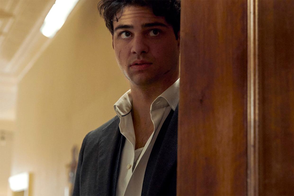 The Recruit. Noah Centineo as Owen Hendricks in episode 105 of The Recruit. Cr. Philippe Bossé/Netflix © 2022