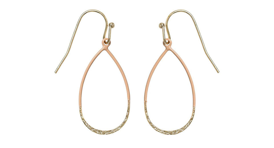 We still can't believe how low the price tag on this pair of earrings is - they look like they cost far more than £9.50. Perfect if you're attempting to keep your spending low this Christmas. <a href="https://fave.co/2LID0DF" rel="noopener" target="_blank" data-ylk="slk:Shop now.;elm:context_link;itc:0;sec:content-canvas" class="link "><strong>Shop now.</strong></a>